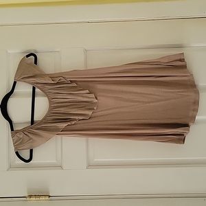 NWT GIRL TALK Women's Sylish Tan Sleeveless Top